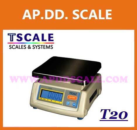 เครื่องชั่งดิจิตอลตั้งโต๊ะ 3-30kg ยี่ห้อ TSCALE รุ่น T20 ราคาพิเศษ